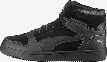 PUMA High-Top Sneakers 'Rebound' in Black