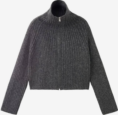 MANGO TEEN Strickjacke in dunkelgrau, Produktansicht