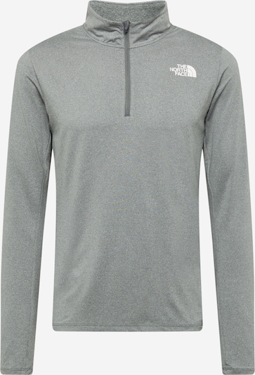 THE NORTH FACE Sportshirt in grau / weiß, Produktansicht