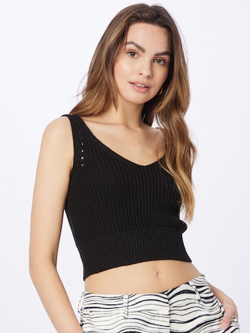 Tops en tricot 'SARA' Noisy may en noir : devant