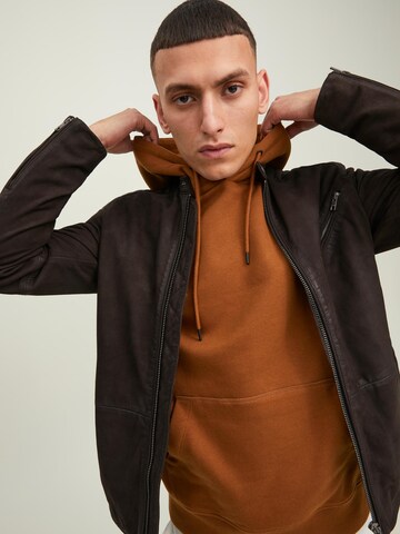 JACK & JONES Sweatshirt 'STAR ROOF' in Brown