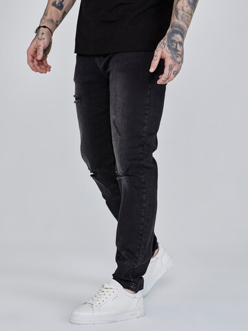 Coupe slim Jean SikSilk en noir