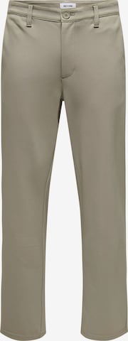 Pantalon chino 'ONSMark' Only & Sons en vert : devant