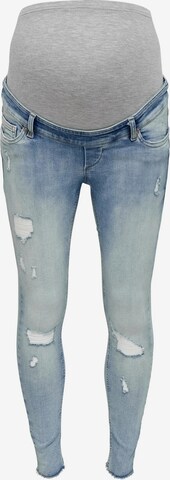 Only Maternity Skinny Jeans 'Onlblush' in Blau