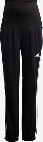 ADIDAS SPORTSWEAR Tapered Sporthose 'Essentials  3-Stripes ' in Schwarz: predná strana