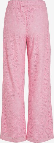 VILA Wide leg Broek 'Begena' in Roze