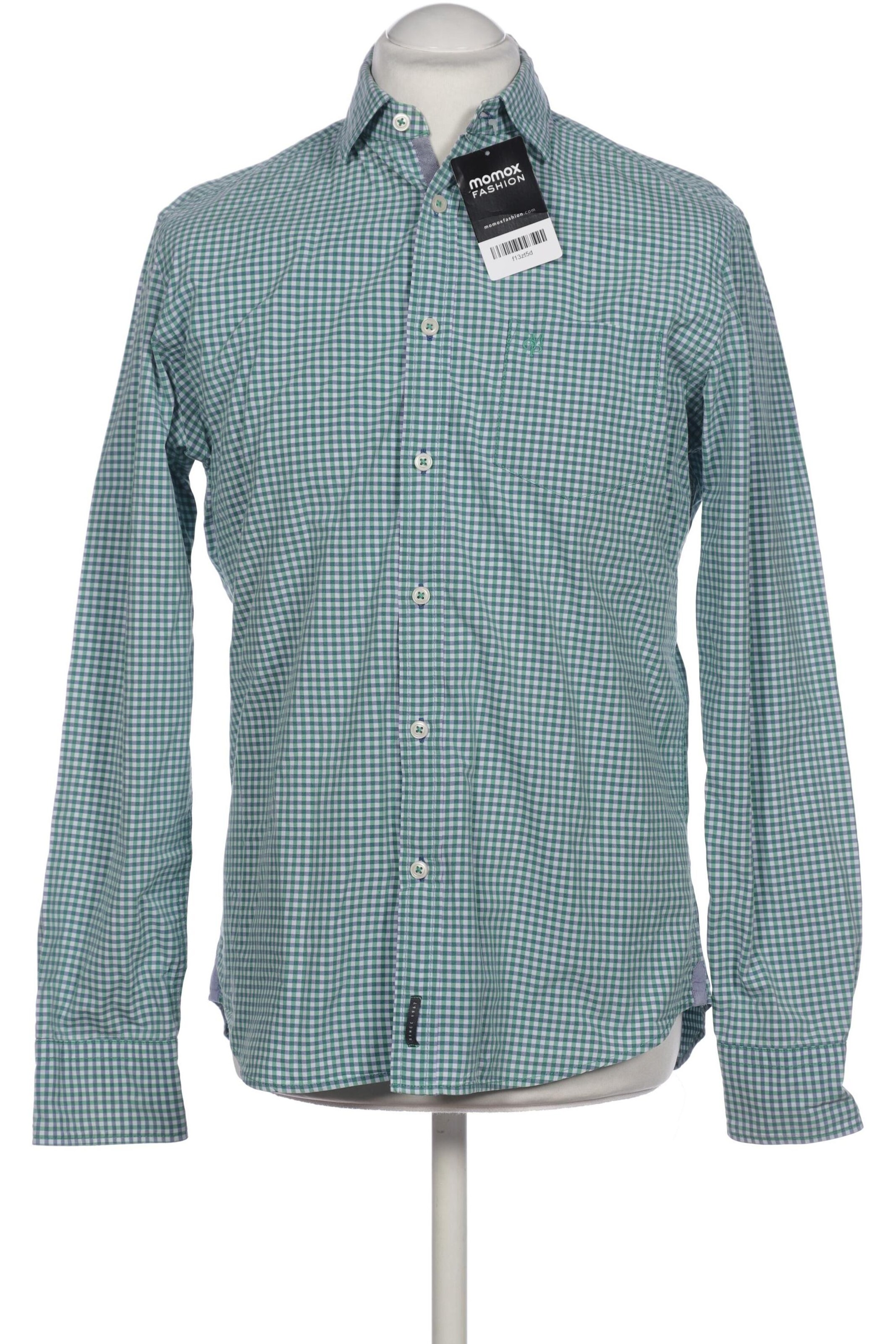 Marc O'Polo Button Up Shirt in M in Green: front