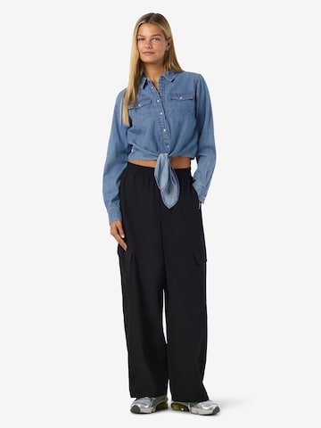 Noisy may - Blusa 'NMHelsa' em azul