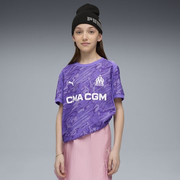 T-Shirt fonctionnel 'Olympique de Marseille 25/26' PUMA en violet : devant