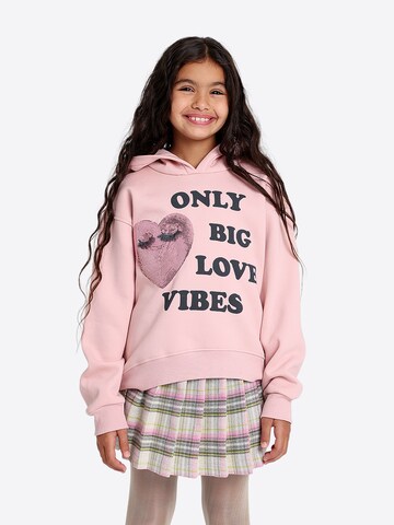 Sweat-shirt Solang en rose : devant