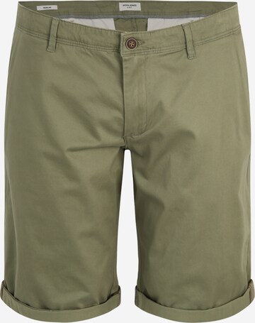 Jack & Jones Plus Regular Chino Pants 'Bowie' in Green: front