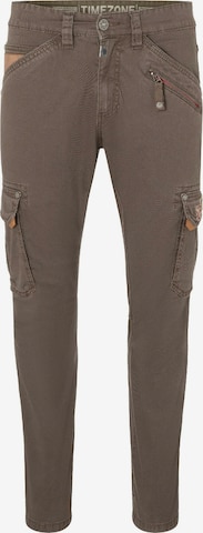 TIMEZONE Cargo Pants 'Roger' in Grey: front
