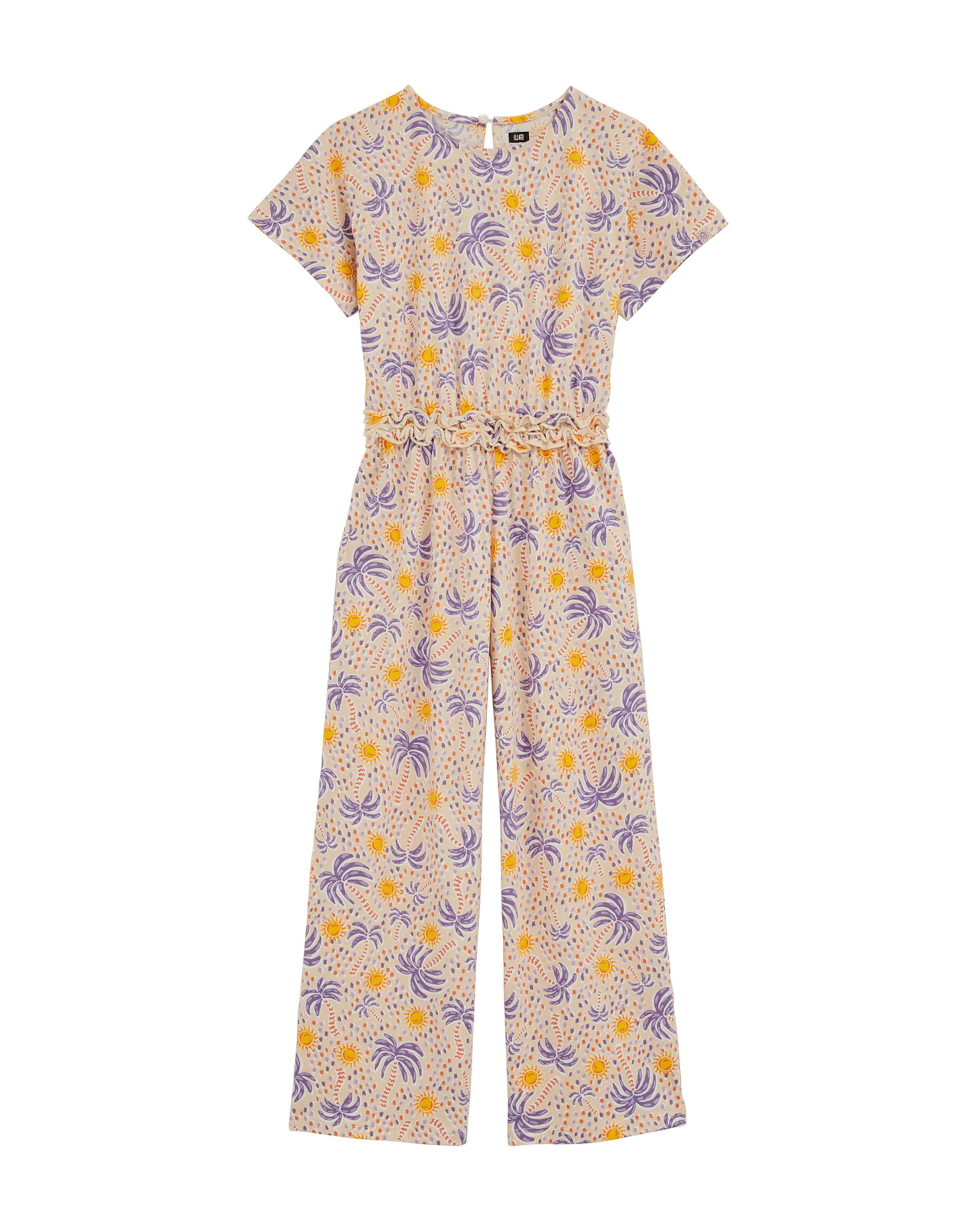 WE Fashion Комбинезон в Бежевый: спереди