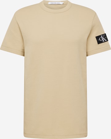 Calvin Klein Jeans Shirt in Beige: front