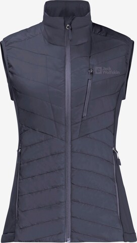 JACK WOLFSKIN Sports Vest 'Routeburn Pro' in Grey: front