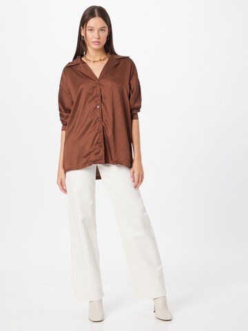 In The Style Blouse in Brown
