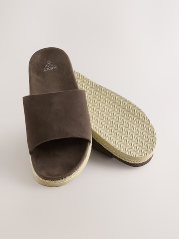 Next Pantolette in Braun