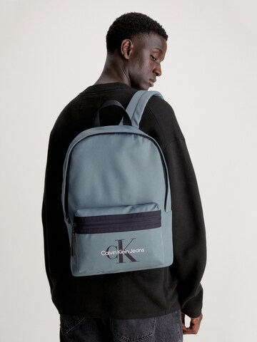 Calvin Klein Jeans Backpack in Blue: front