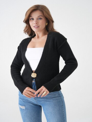 Cardigan WOMAN VISION en noir