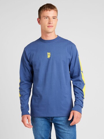 HUF T-shirt 'Megablast' i blå: framsida