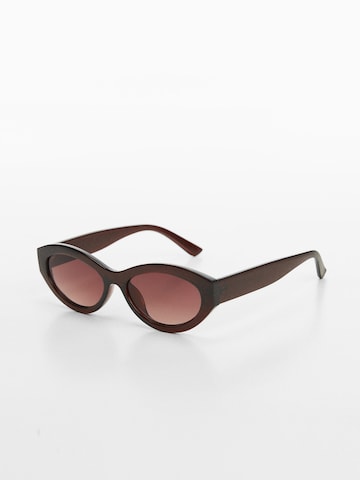 MANGO Okulary przeciwsłoneczne 'MARINA' w kolorze brązowy: przód