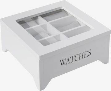 HOME AFFAIRE Uhrenbox in Weiß: predná strana