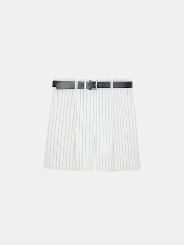 Dilvin Wide leg Trousers in White: front