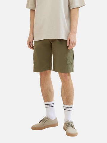 Largi Pantaloni cu buzunare de la TOM TAILOR DENIM pe verde