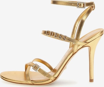 GUESS Sandals 'Edelia' in Gold: front