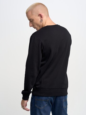 BIG STAR Sweatshirt 'MARLTONES' in Black