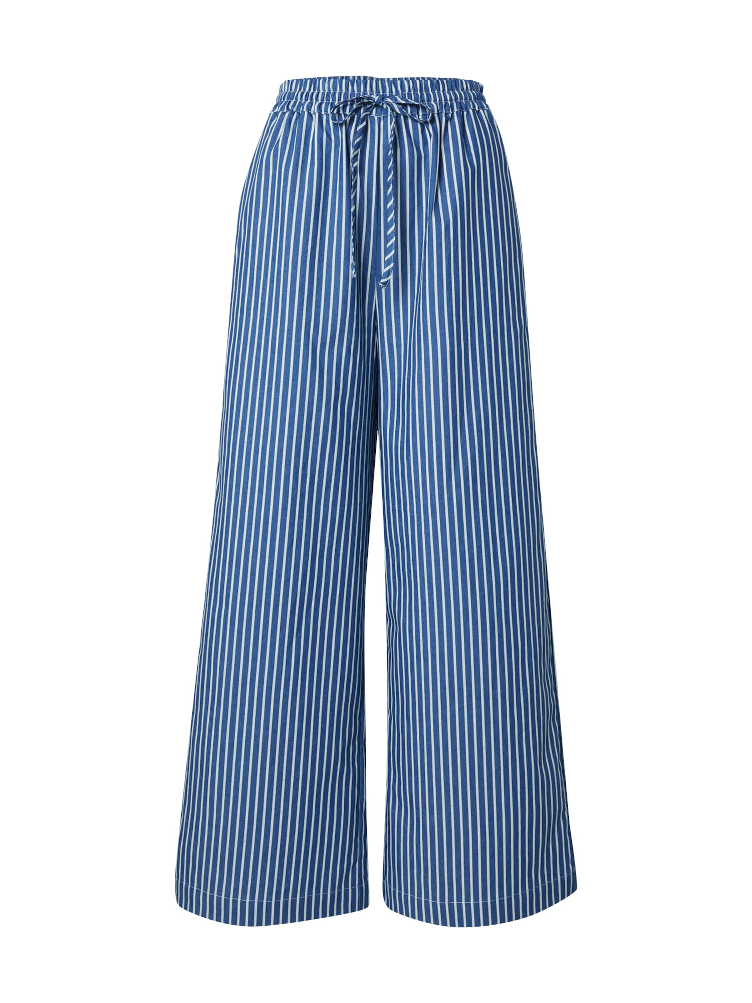 Lollys Laundry Wide leg Trousers in Blue: front