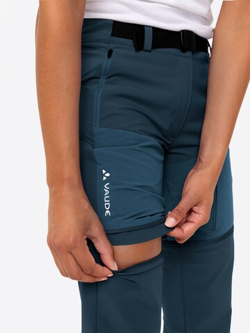 VAUDE Regular Outdoor trousers ' W Elope ZO P ' in Blue