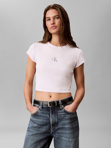 Calvin Klein Jeans Majica | roza barva: sprednja stran
