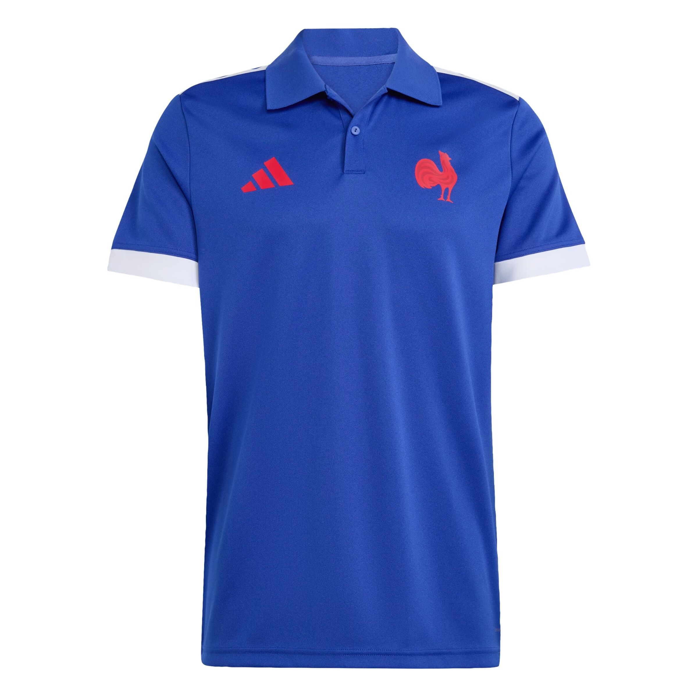 ADIDAS PERFORMANCE Poloshirt 'France rugby Home supporters replica' in Blau