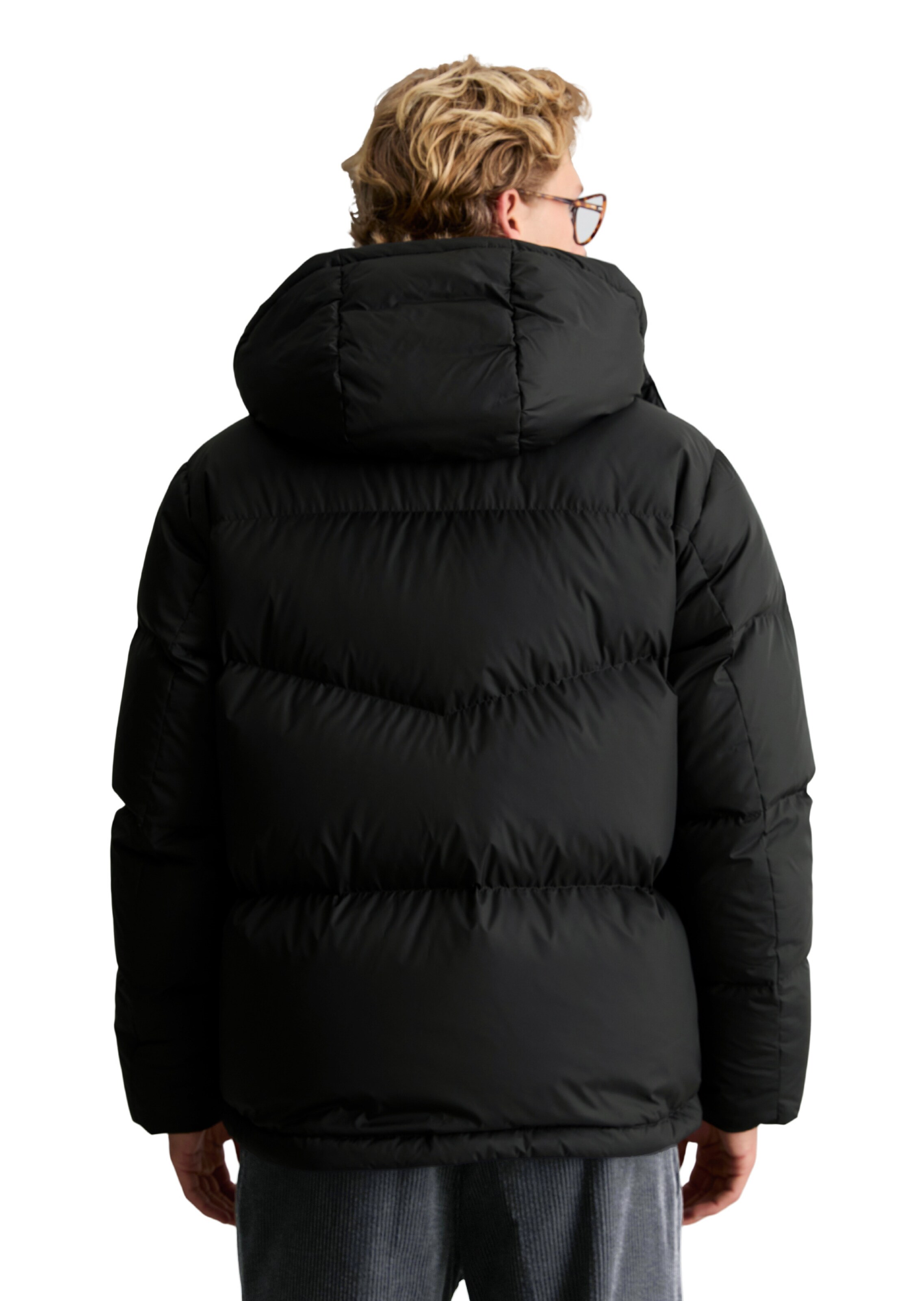 Marc O'Polo DENIM Jacke in Schwarz: Rückseite