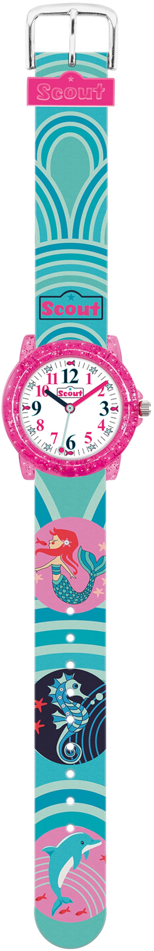 Montre SCOUT en bleu : devant