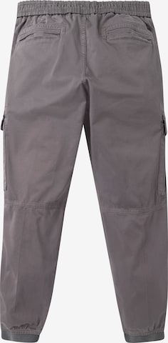 BOSS Orange Tapered Pants in Grey: front