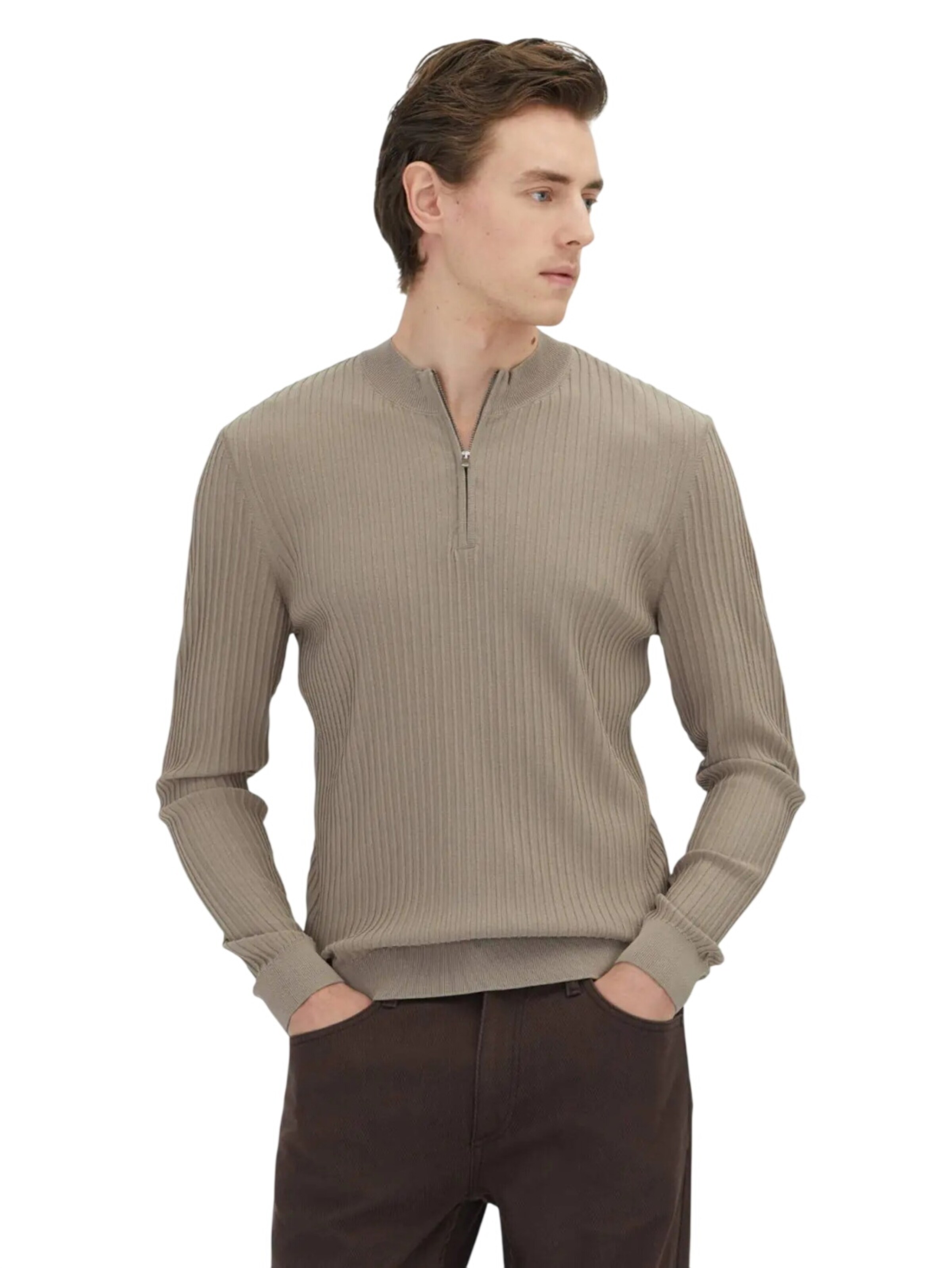 KİP Pullover in Grau: Vorderseite