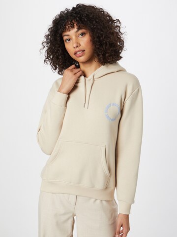 On Vacation Club Sweatshirt in Beige: front