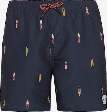 PROTEST Board Shorts 'PRTTYKO' in Blue: front