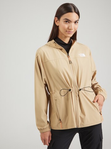 THE NORTH FACE Μπουφάν πεζοπορίας σε πράσινο: μπροστά