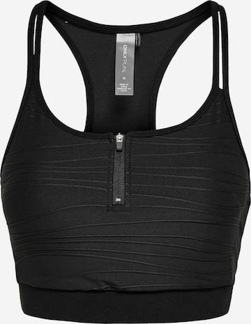 Bustier Soutien-gorge de sport ONLY PLAY en noir : devant