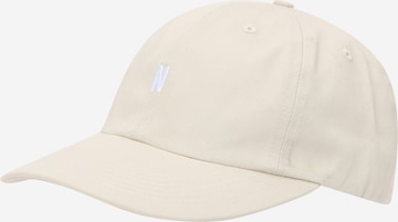 NORSE PROJECTS Cap in White: front