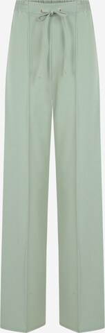 Wide leg Pantaloni con piega frontale di Dorothy Perkins Tall in verde: frontale