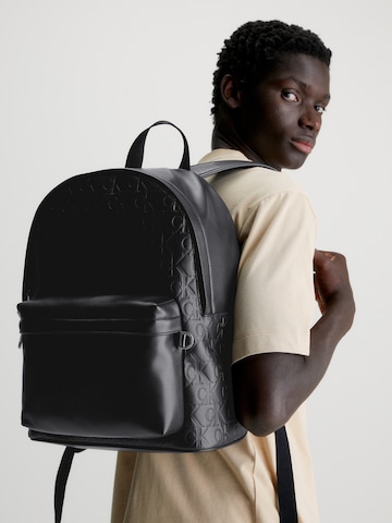 Calvin Klein Jeans Backpack in Black: front