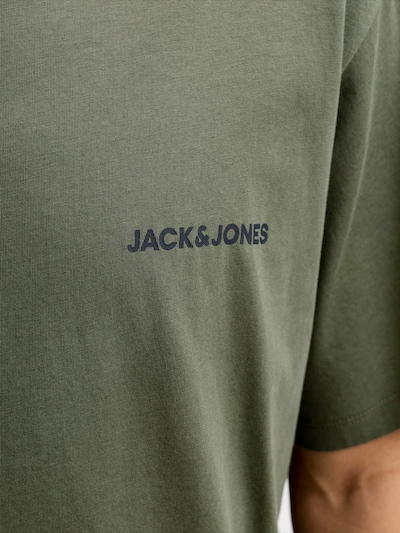 JACK & JONES Pyjamas lång 'JACEVEREST' i XS i marinblå / oliv, Produktvy