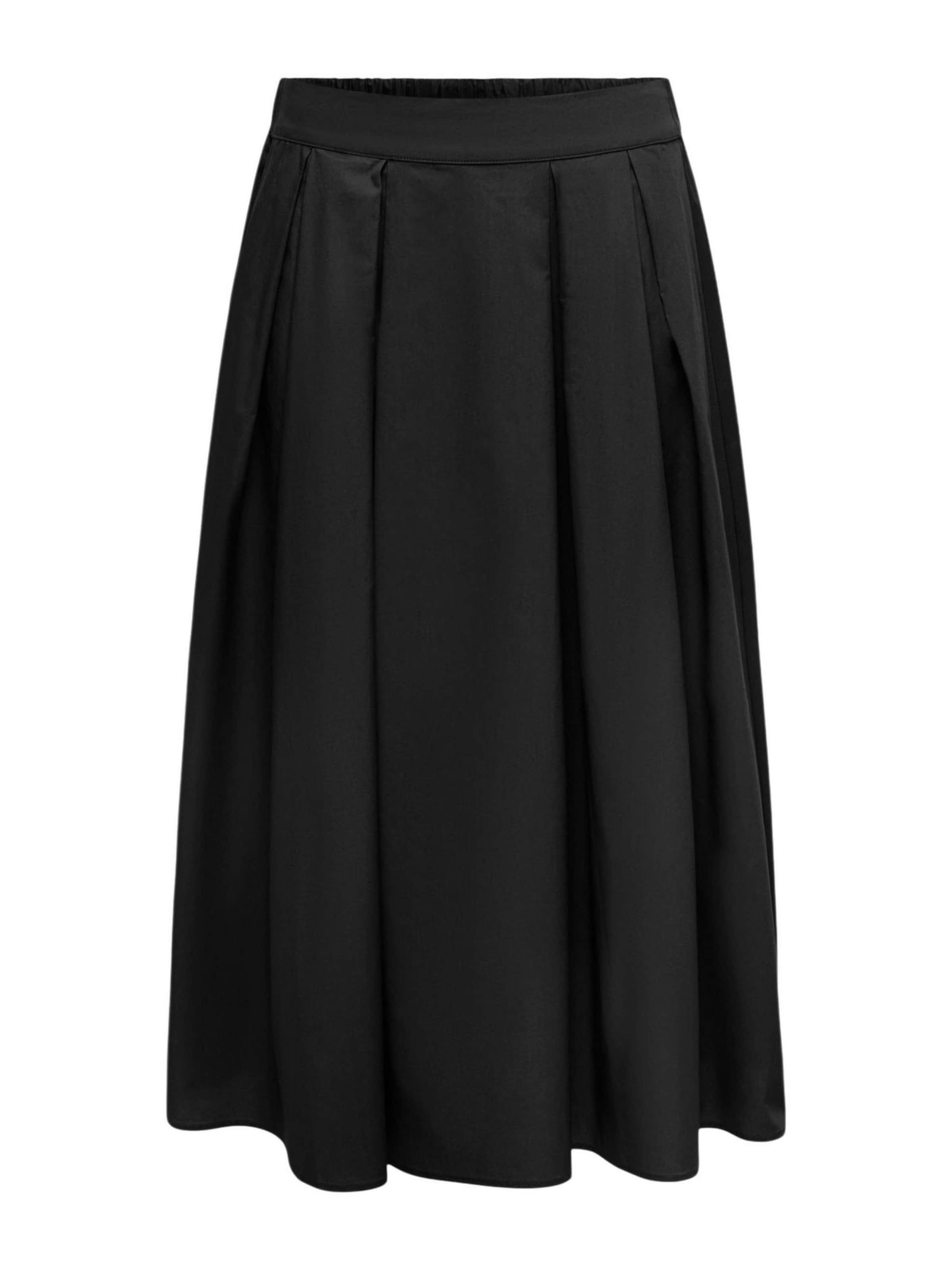 Gonna 'Onlmaila Long Pleat Skirt Ox Wvn 15369555' di ONLY in nero