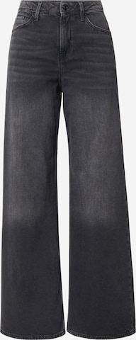 s.OliverWide Leg/ Široke nogavice Traperice 'Suri' - siva boja: prednji dio