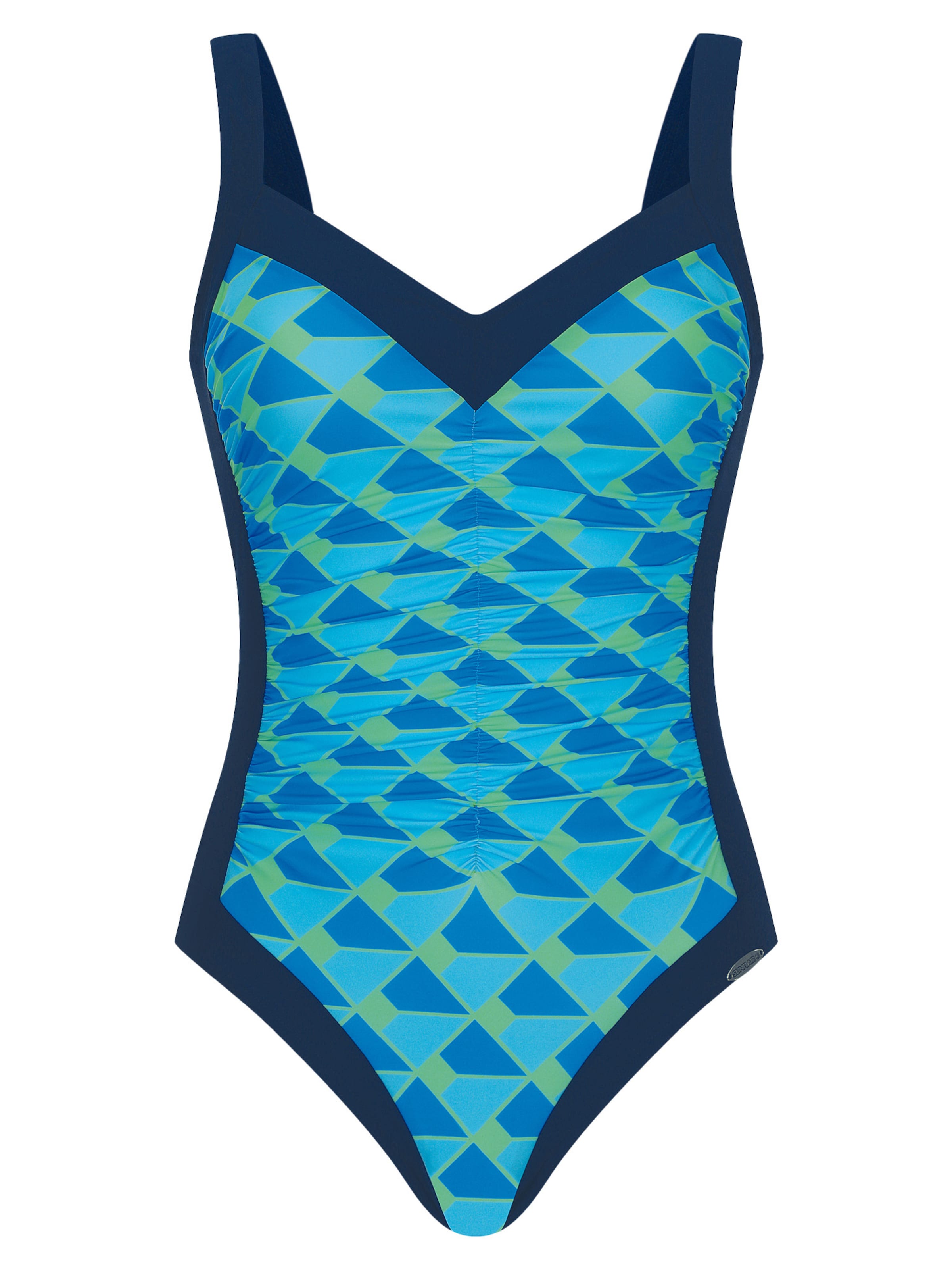 SUNFLAIR Badeanzug 'Basic'‌‌‌ in Blau: Vorderseite