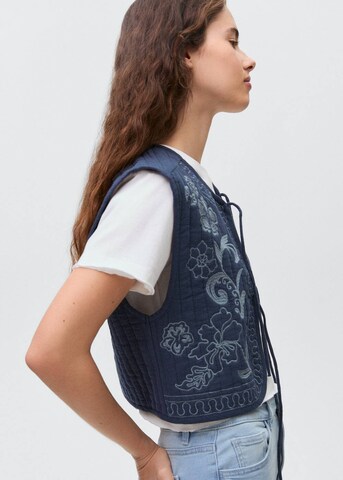 MANGO TEEN Weste 'Leonor' in Blau